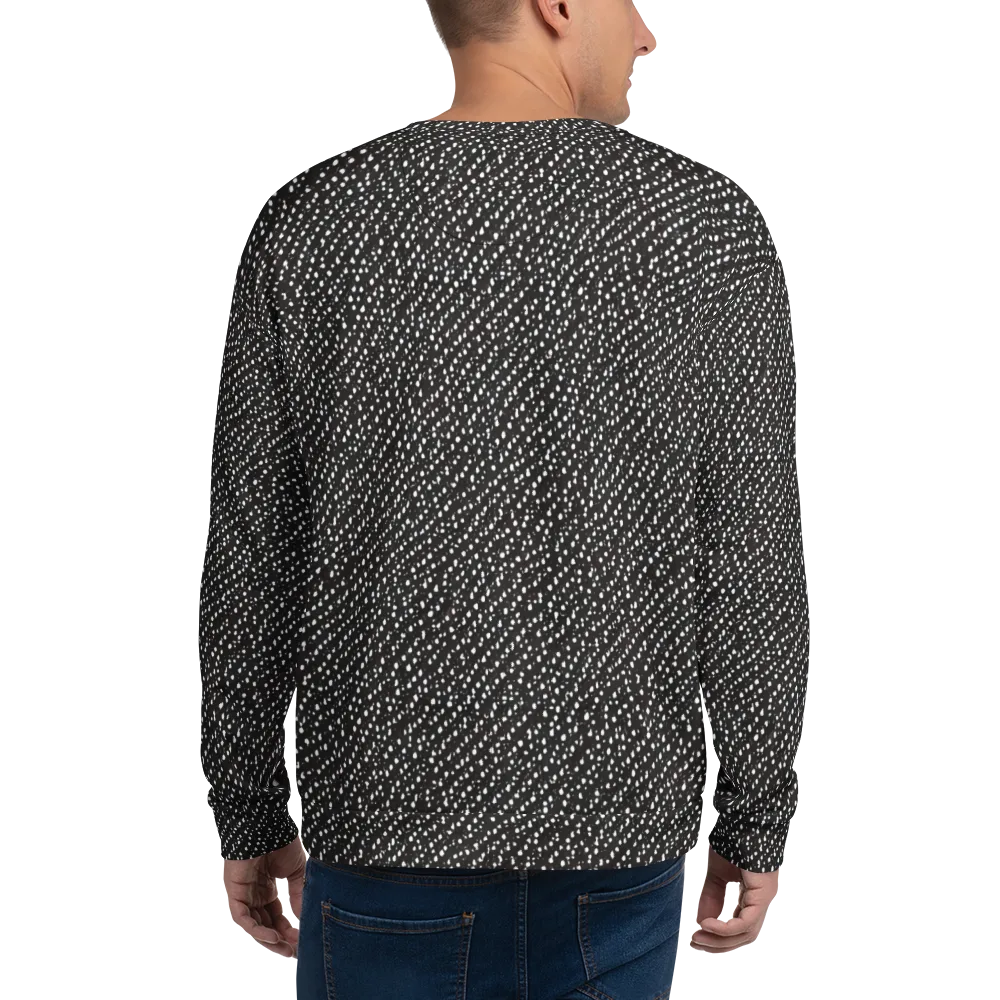 Obsidian Rain on Sweatshirt — Back
