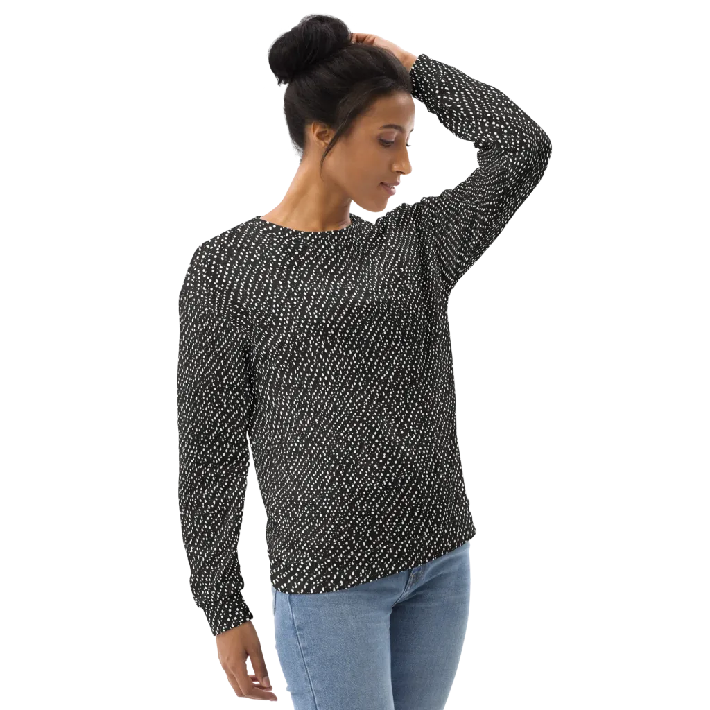 Obsidian Rain on Sweatshirt — Right Front