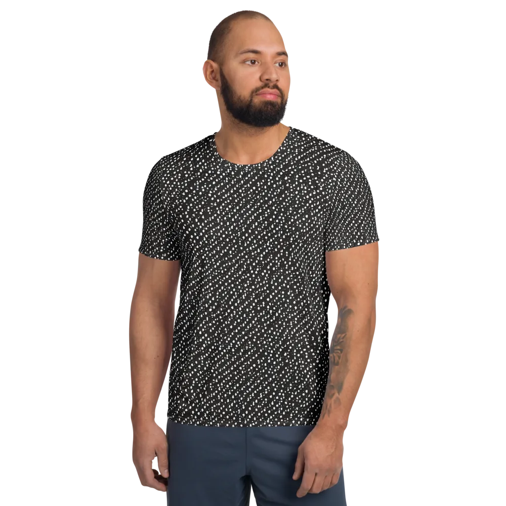 Obsidian Rain on Men's Athletic T-Shirt — Front