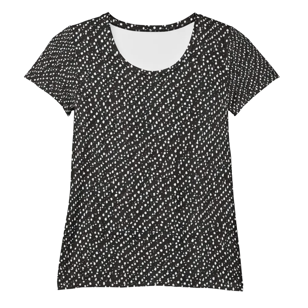 Obsidian Rain on Women's Athletic T-Shirt — Front