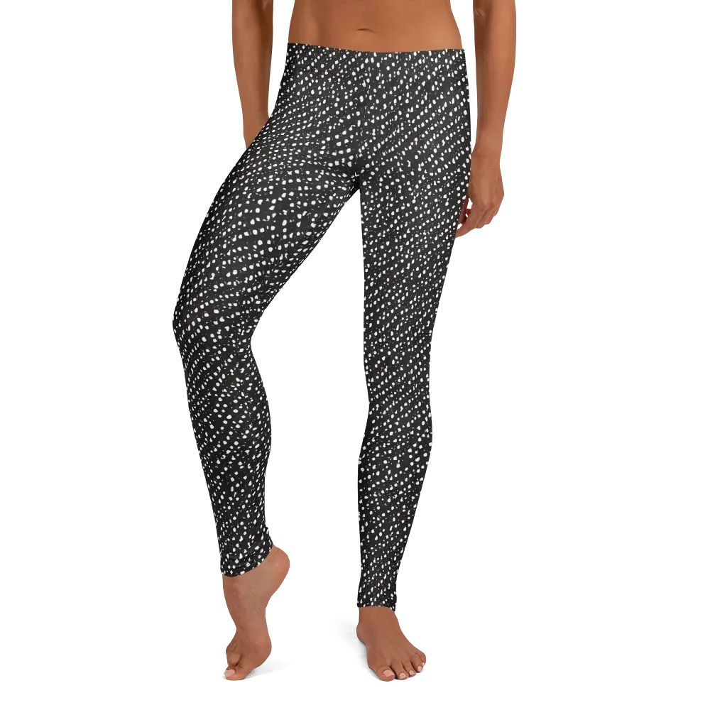 Obsidian Rain on Leggings — Front