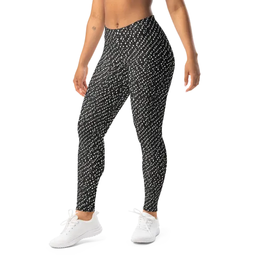 Obsidian Rain on a Leggings