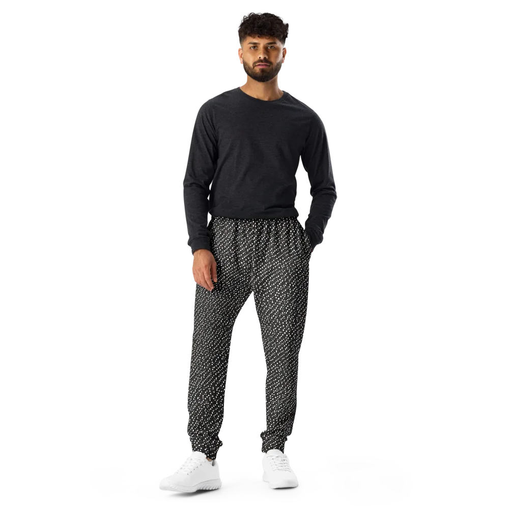 Obsidian Rain on Men's Joggers — Front