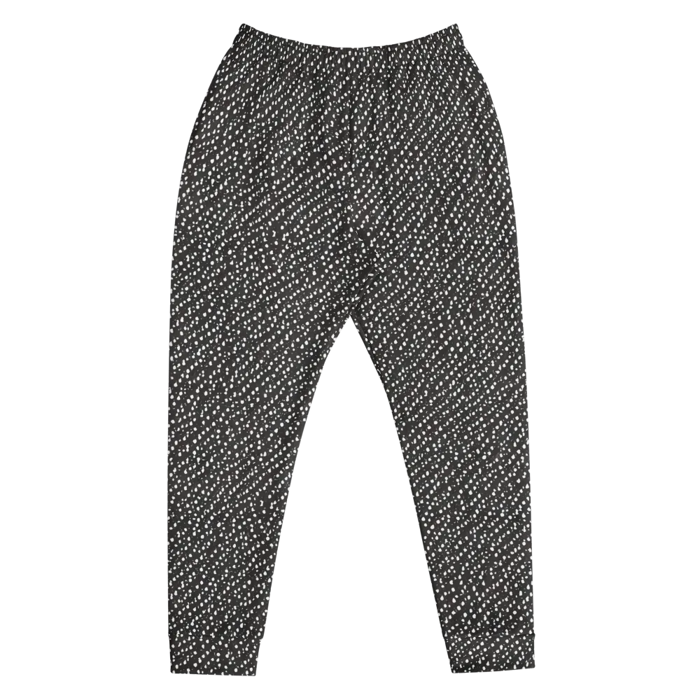 Obsidian Rain on Men's Joggers — Front