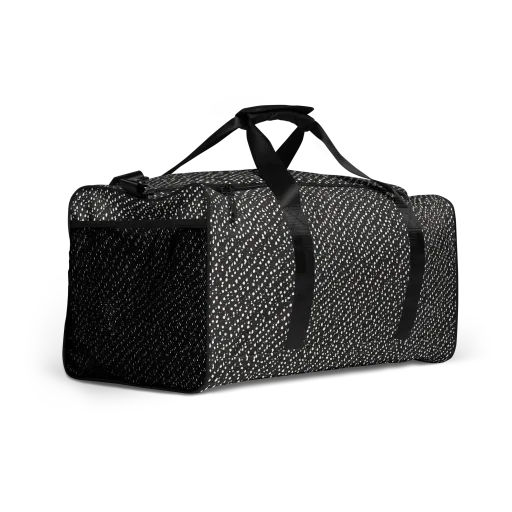 Obsidian Rain on a Duffle Bag