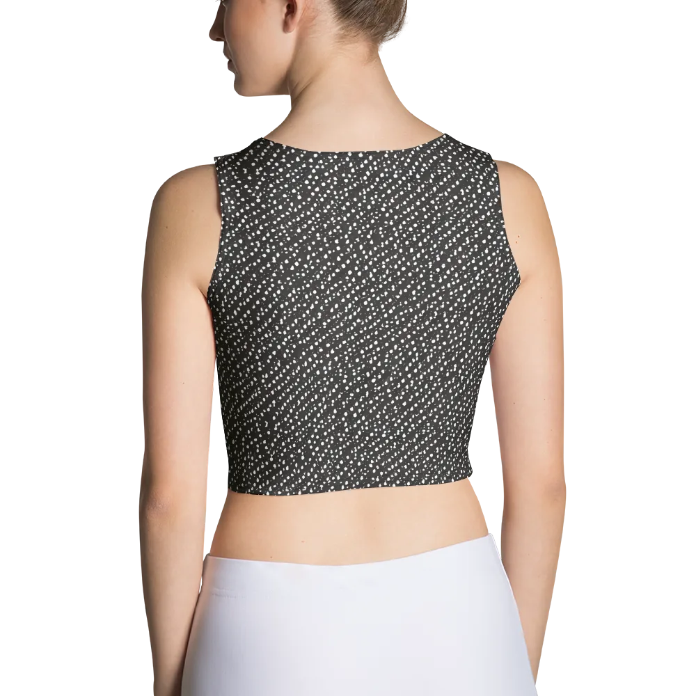 Obsidian Rain on Crop Top — Back