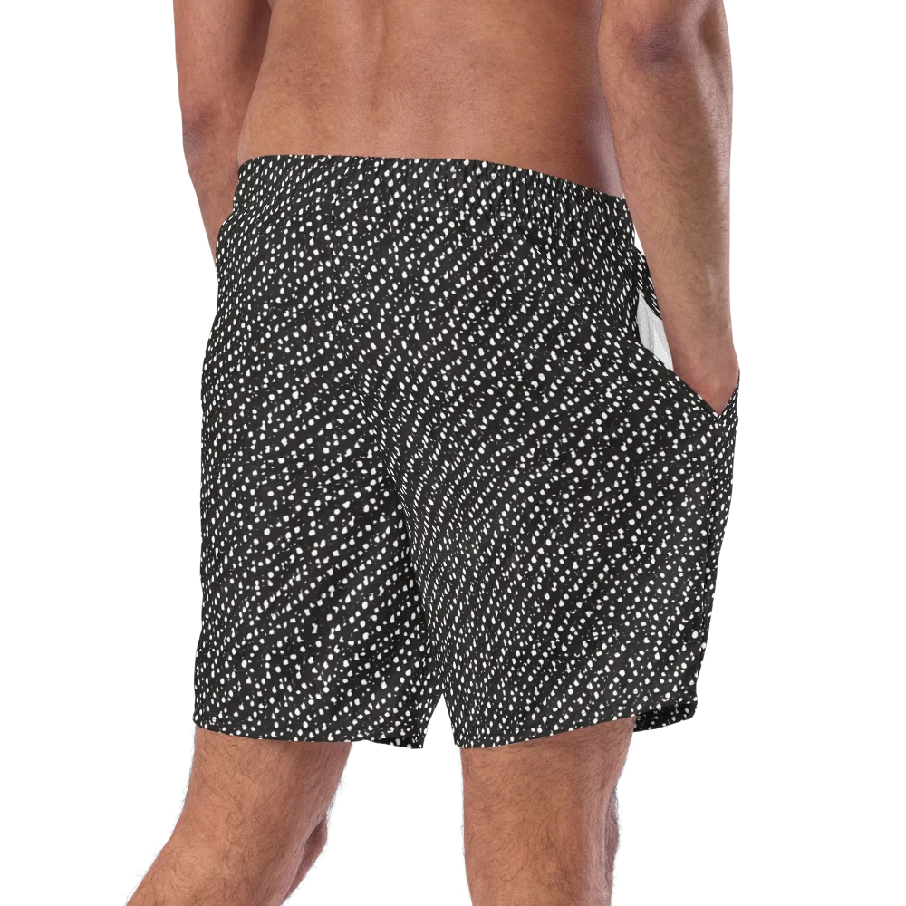 Obsidian Rain on Swim Trunks — Right Back