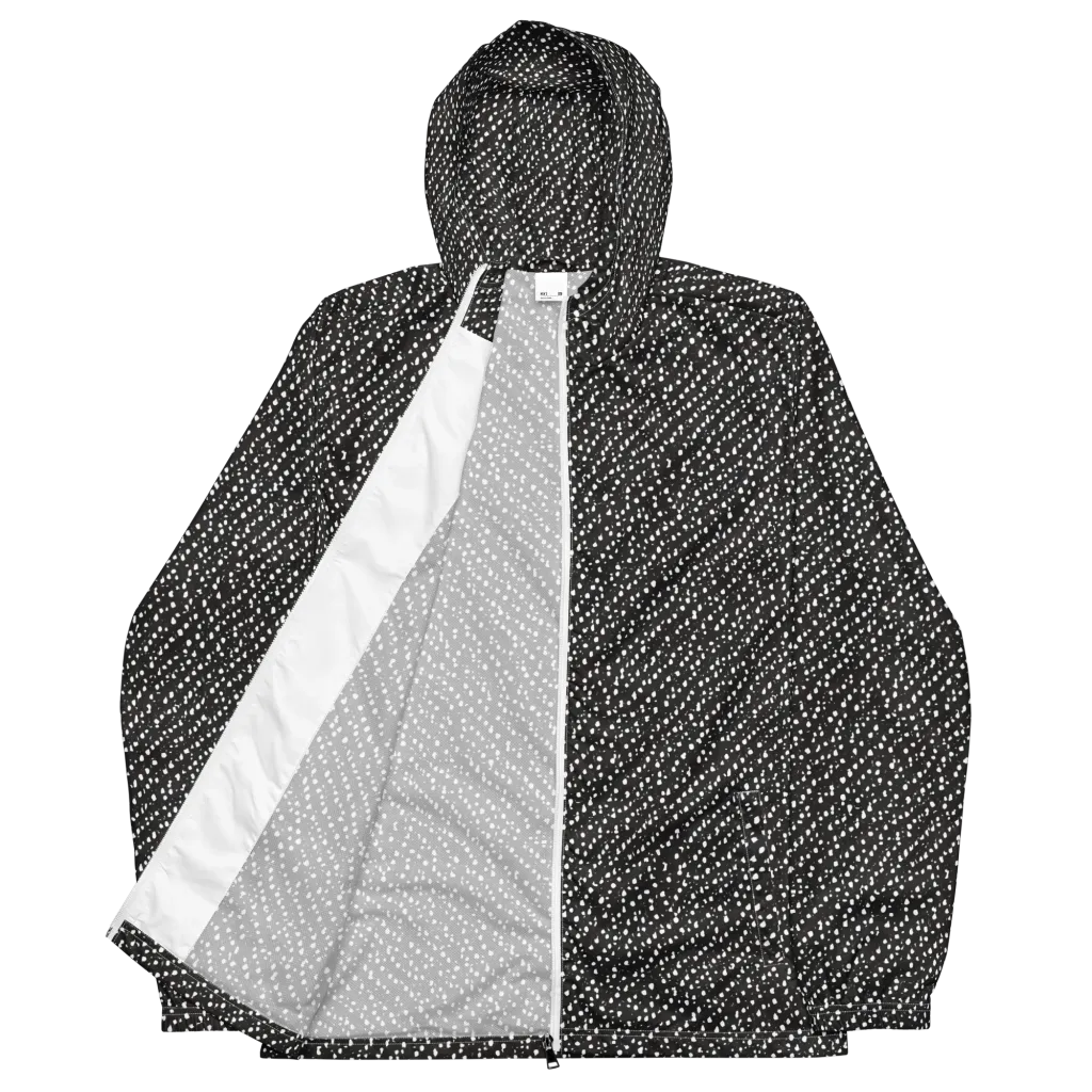 Obsidian Rain on Men's Windbreaker — Front