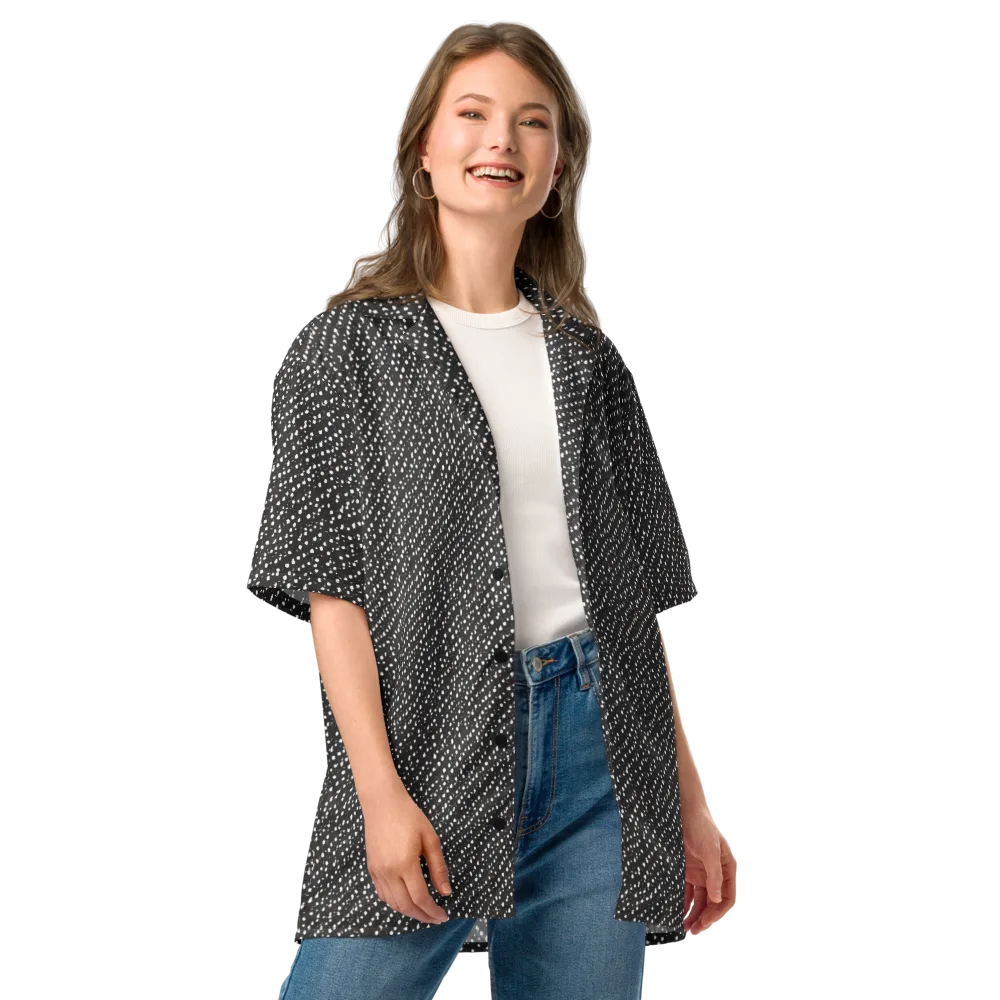 Obsidian Rain on Button Shirt — Front