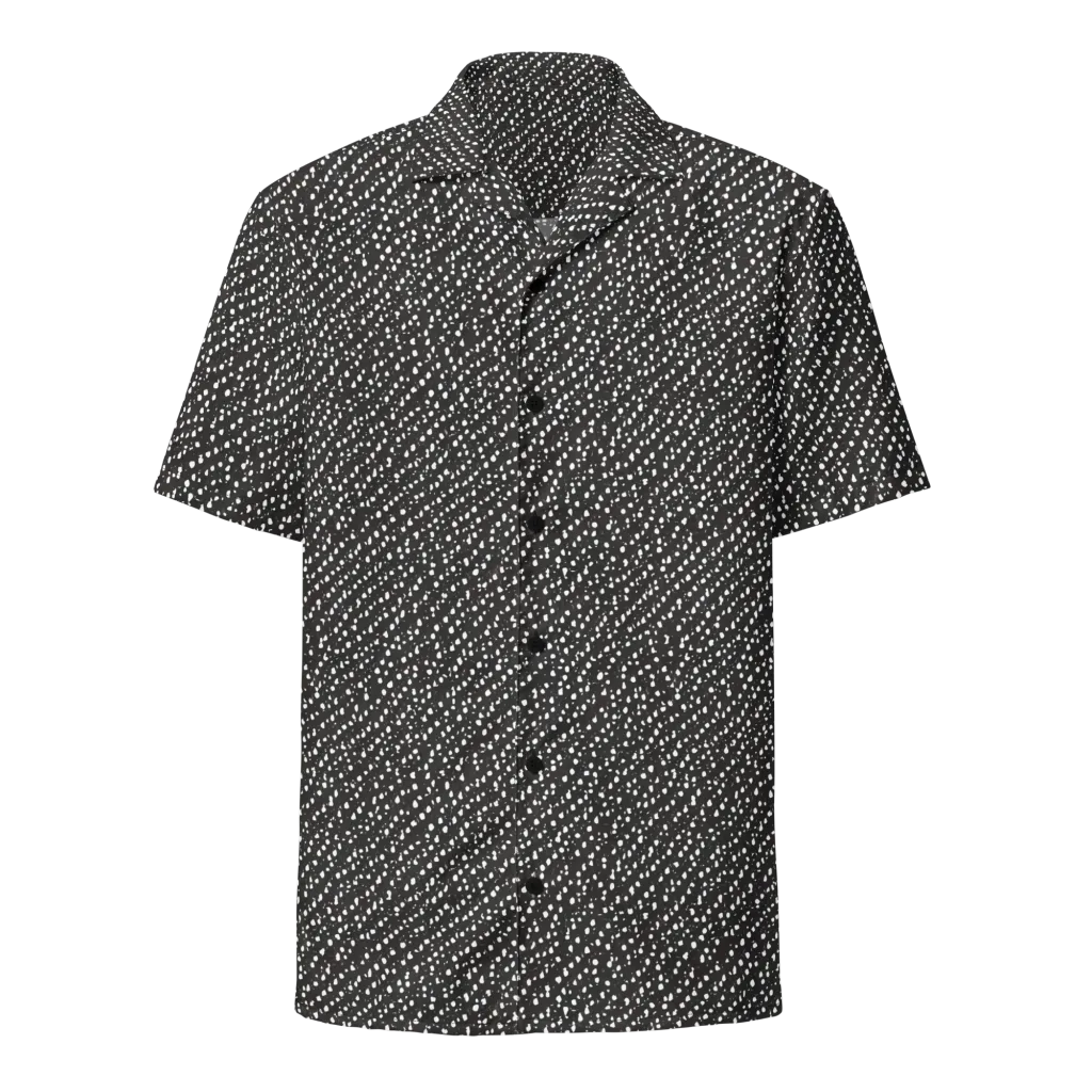 Obsidian Rain on Button Shirt — Front
