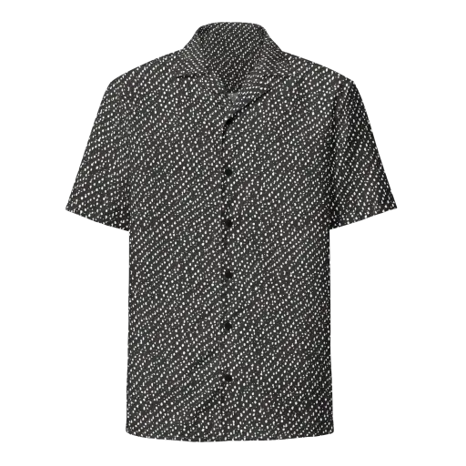Obsidian Rain on a Button Shirt
