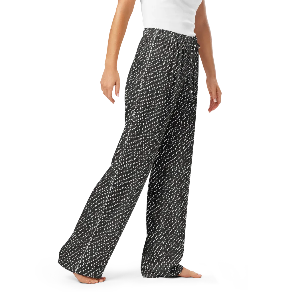 Obsidian Rain on Women's Pajama Pants — Right Front