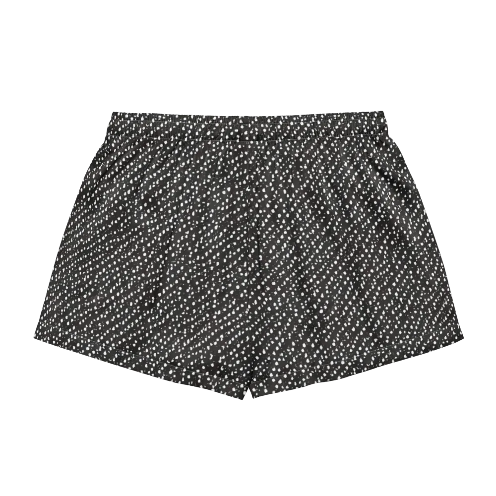 Obsidian Rain on Women's Pajama Shorts — Back