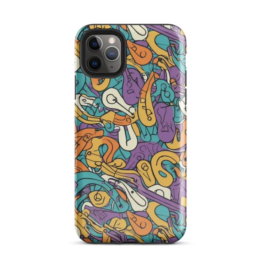 Riotous Rhythm on Tough Case for iPhone® — Front