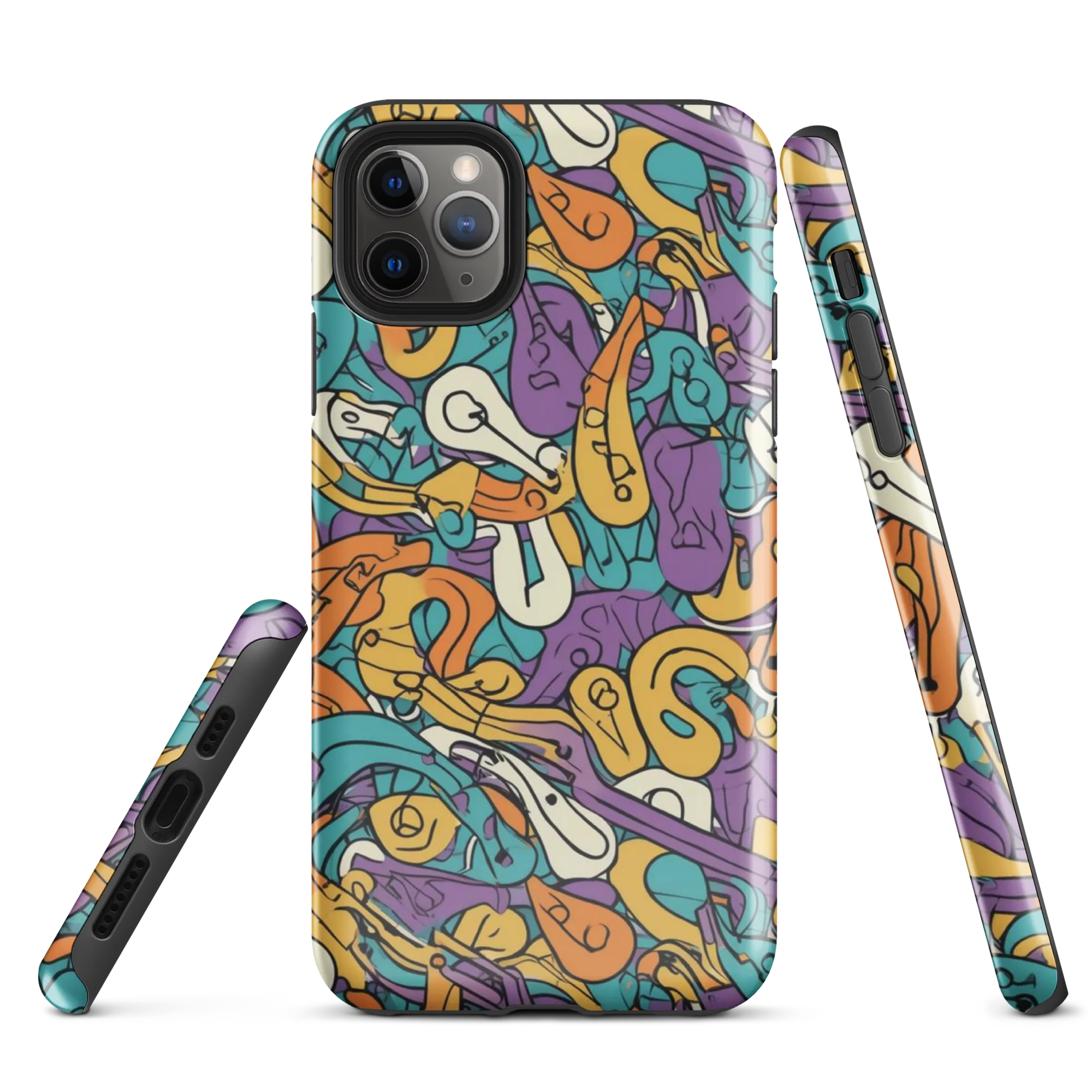 Riotous Rhythm on Tough Case for iPhone® — Front