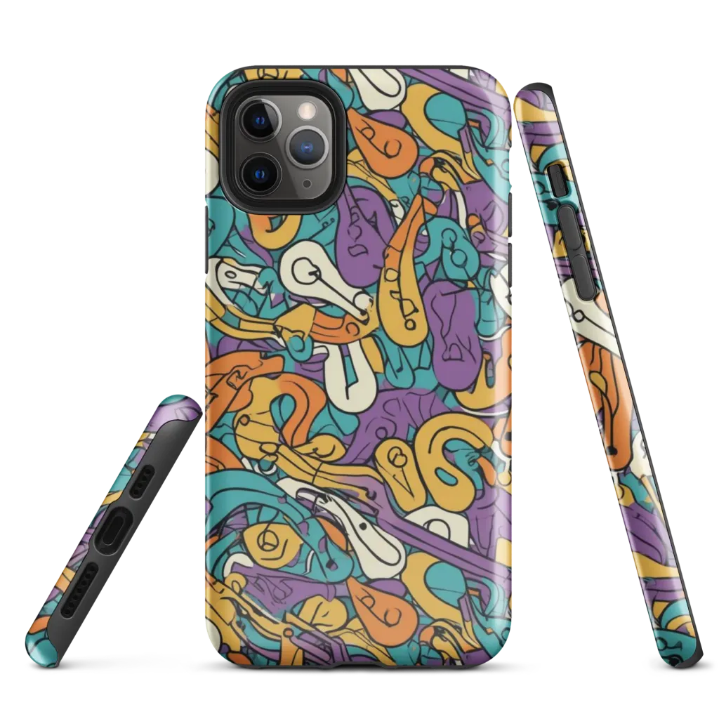 Riotous Rhythm on Tough Case for iPhone® — Front