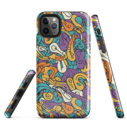 Riotous Rhythm on a Tough Case for iPhone®