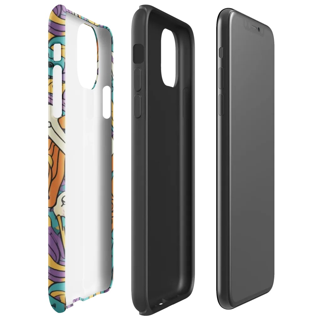 Riotous Rhythm on Tough Case for iPhone® — Right