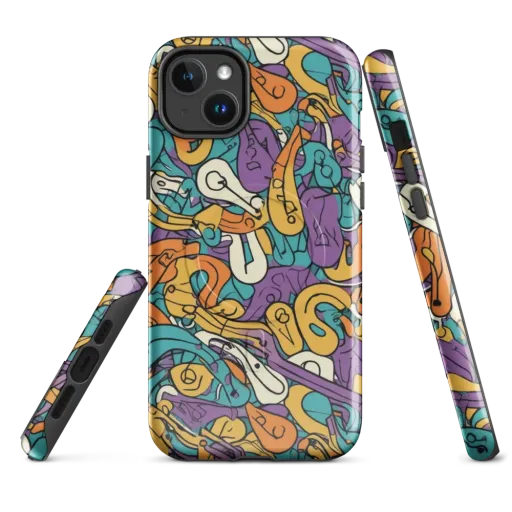 Riotous Rhythm on a MagSafe Tough Case for iPhone®