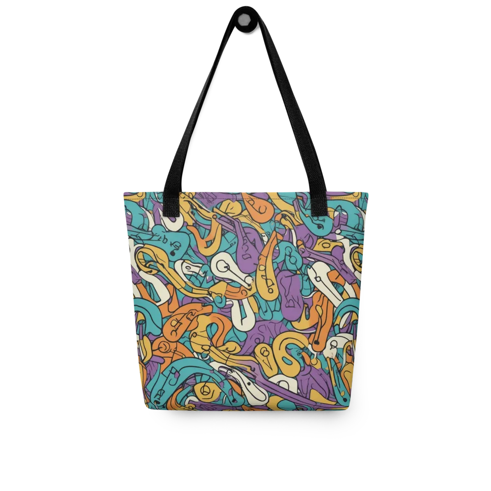 Riotous Rhythm on Tote Bag — Front