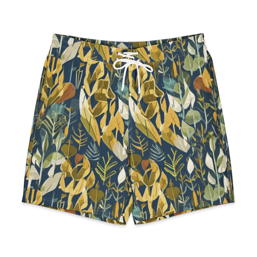 Gilded Understory on Men's Board Shorts — Front
