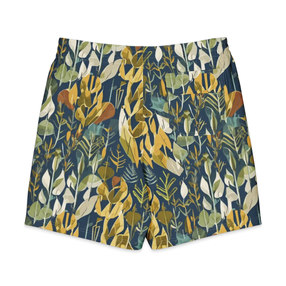 Gilded Understory on Men's Board Shorts — Back
