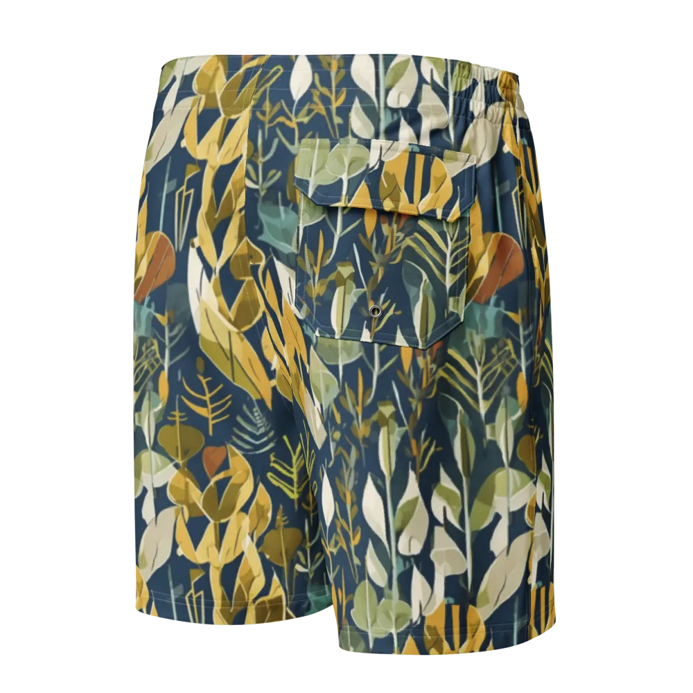 Gilded Understory on Men's Board Shorts — Back