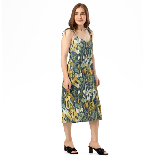 Gilded Understory on a Slip Dress