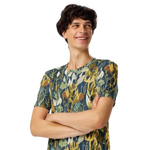Gilded Understory on a Men's Crew Neck T-Shirt
