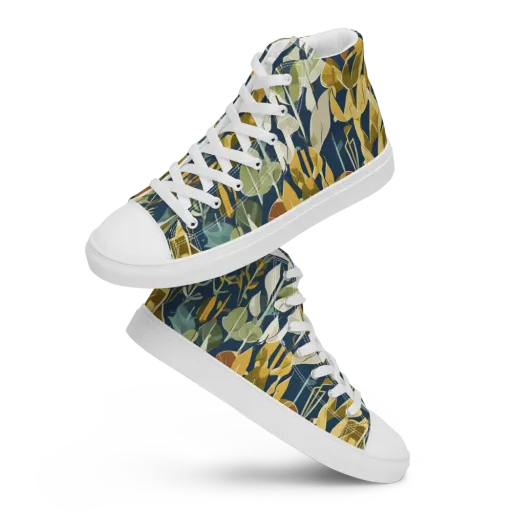Gilded Understory on a Women's High Top Canvas Shoes