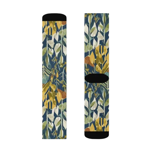 Gilded Understory on a Socks