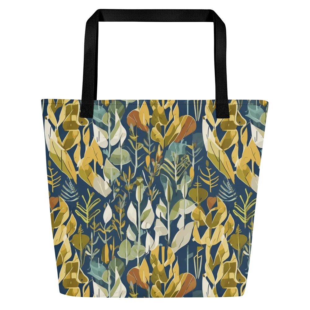 Gilded Understory on Large Tote Bag W/ Pocket — Front