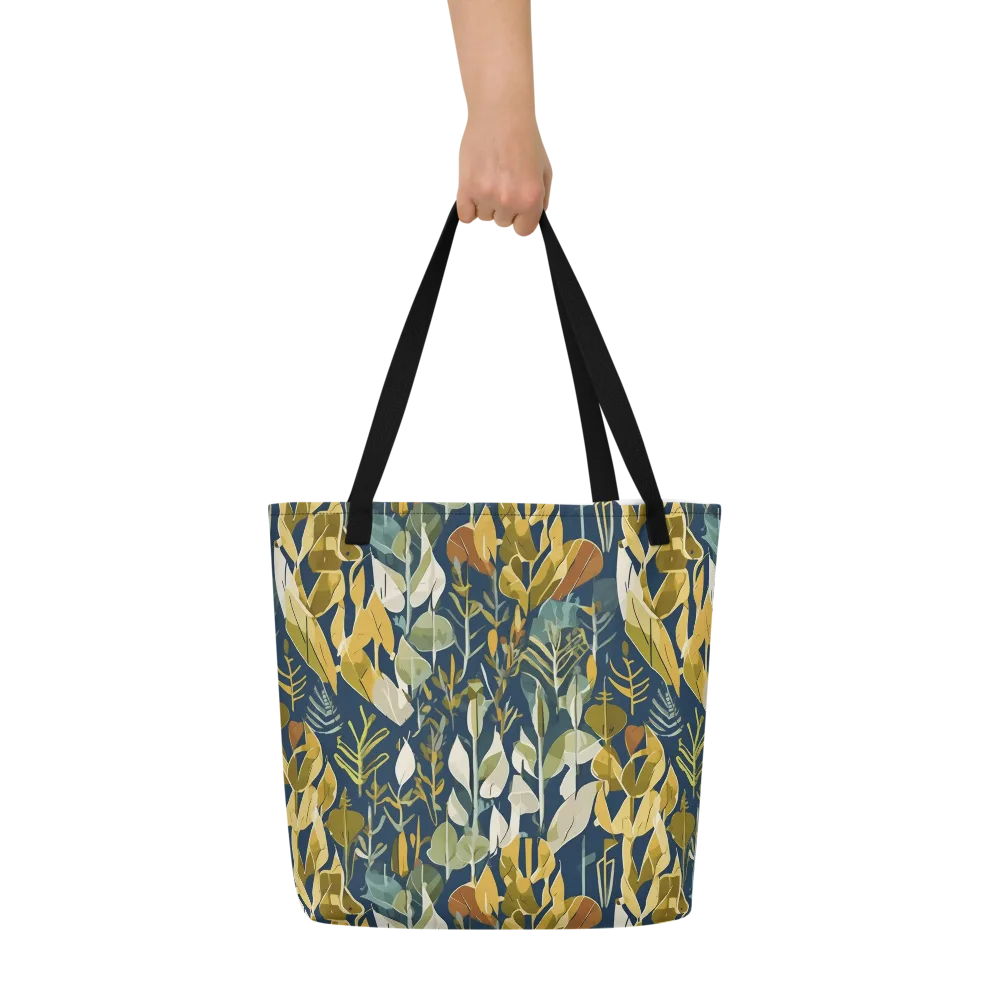 Gilded Understory on Large Tote Bag W/ Pocket — Front