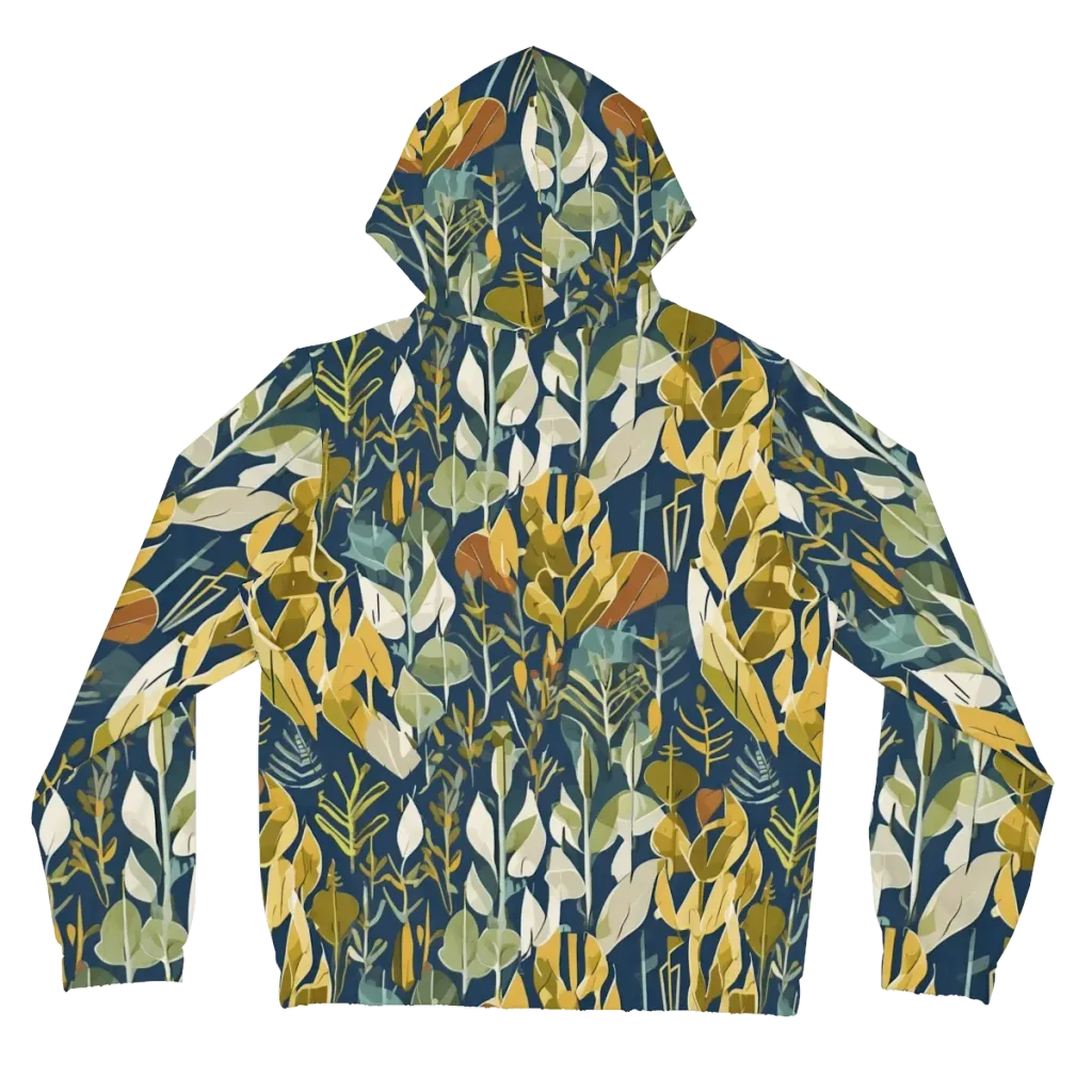 Gilded Understory on Women's Full-Zip Hoodie — Back