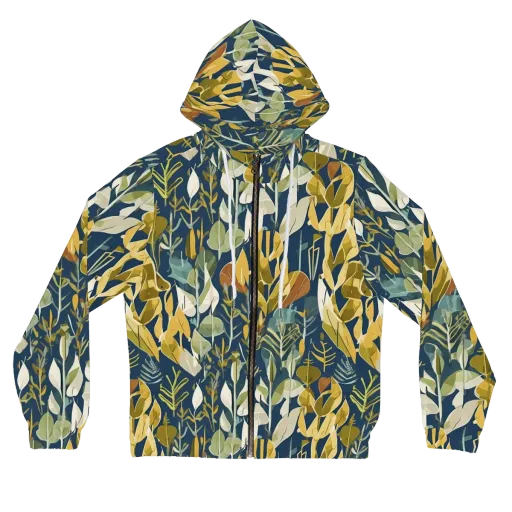 Gilded Understory on a Women's Full-Zip Hoodie