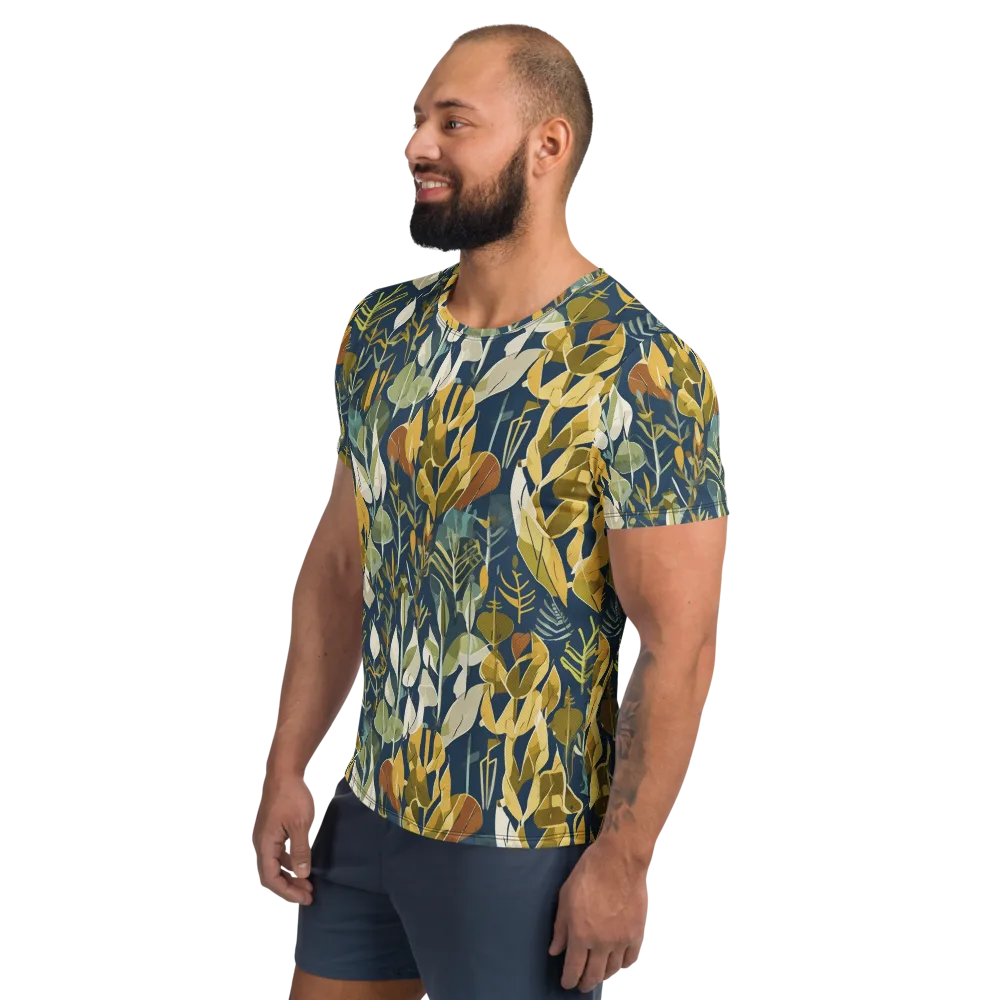 Gilded Understory on Men's Athletic T-Shirt — Left