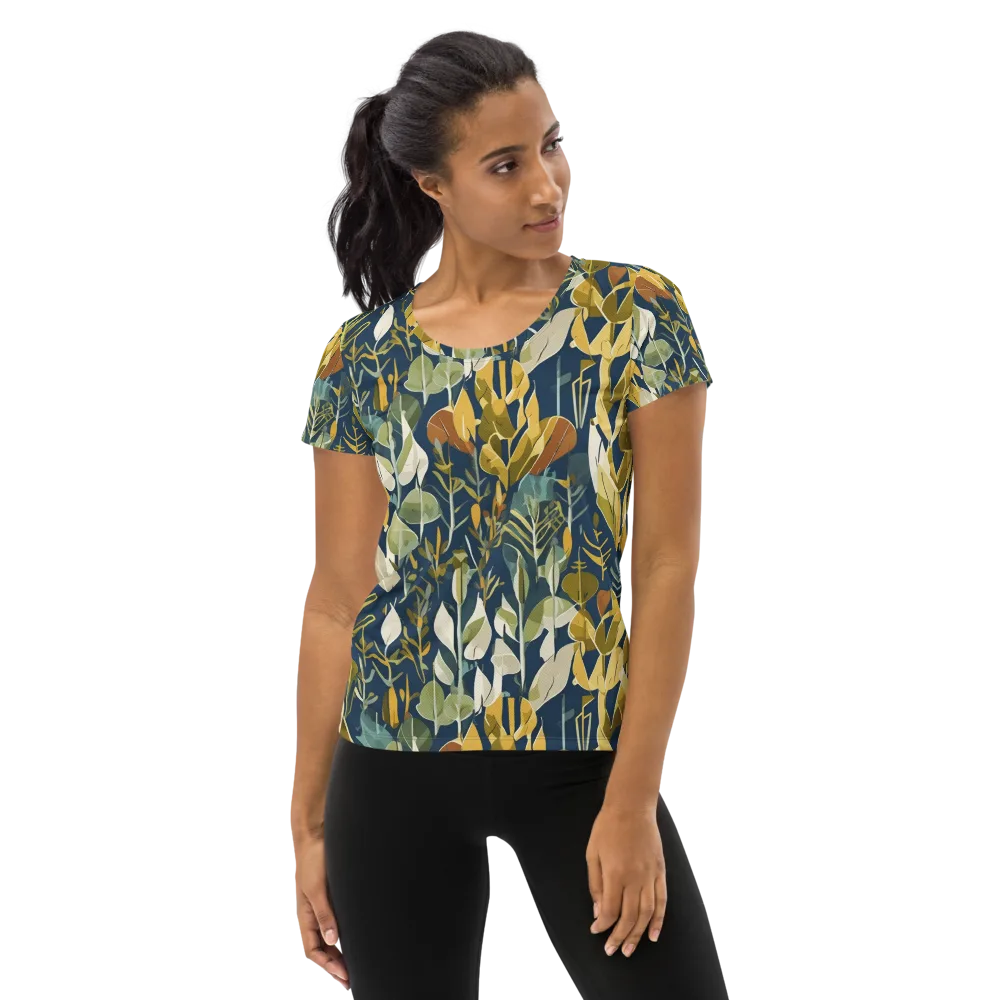 Gilded Understory on Women's Athletic T-Shirt — Front