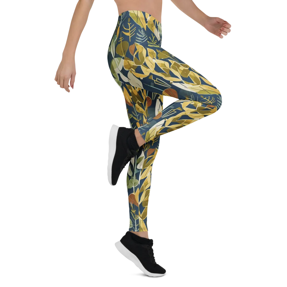 Gilded Understory on Leggings — Right