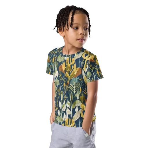 Gilded Understory on a Kids Crew Neck T-Shirt
