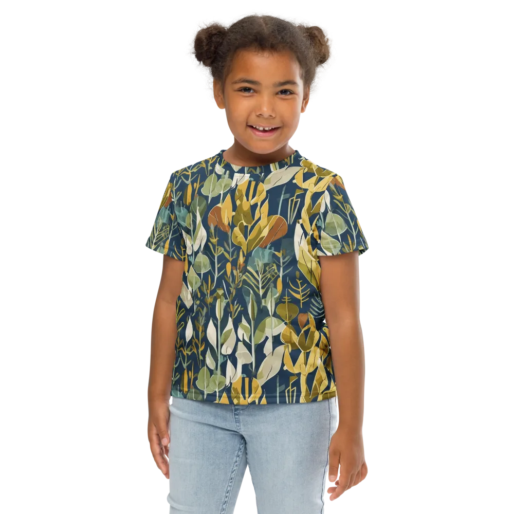 Gilded Understory on Kids Crew Neck T-Shirt — Front