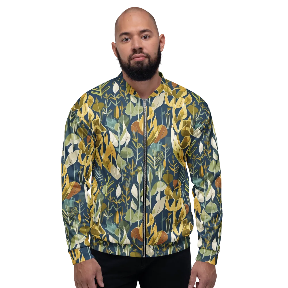 Gilded Understory on Bomber Jacket — Front