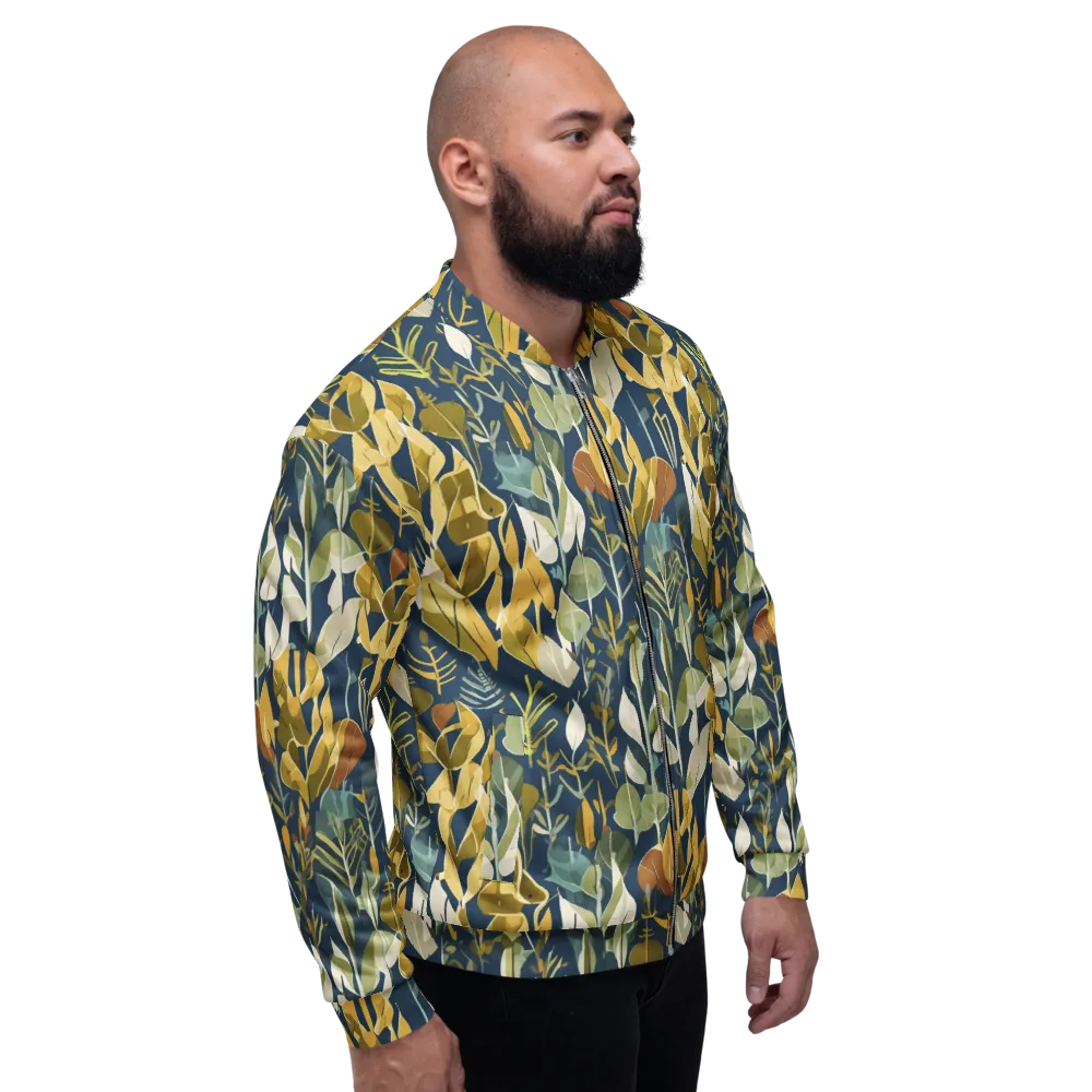Gilded Understory on Bomber Jacket — Right