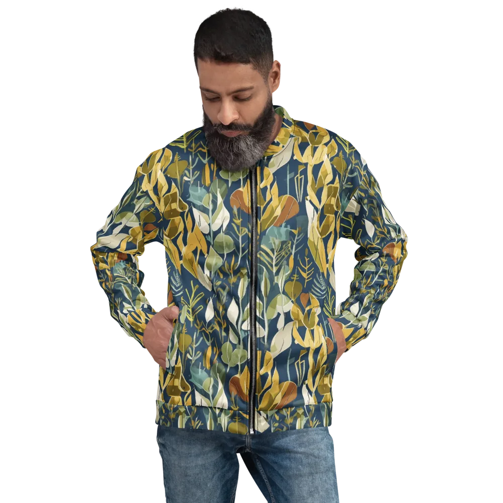 Gilded Understory on Bomber Jacket — Front