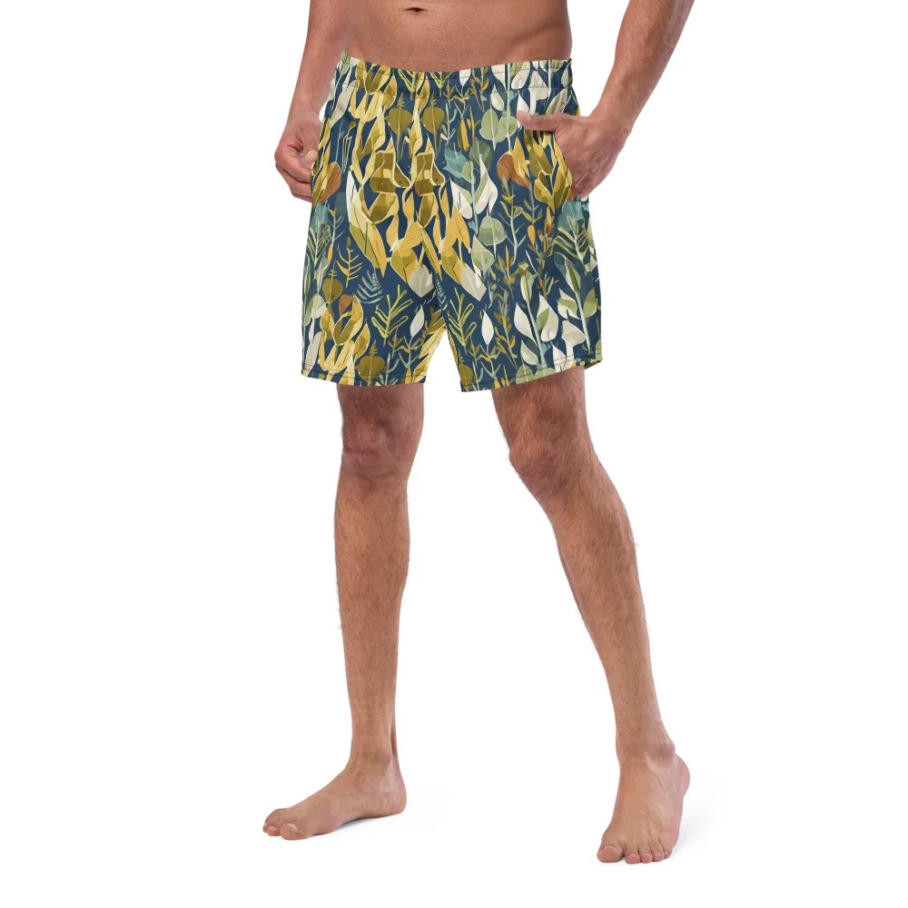 Gilded Understory on Swim Trunks — Left Front
