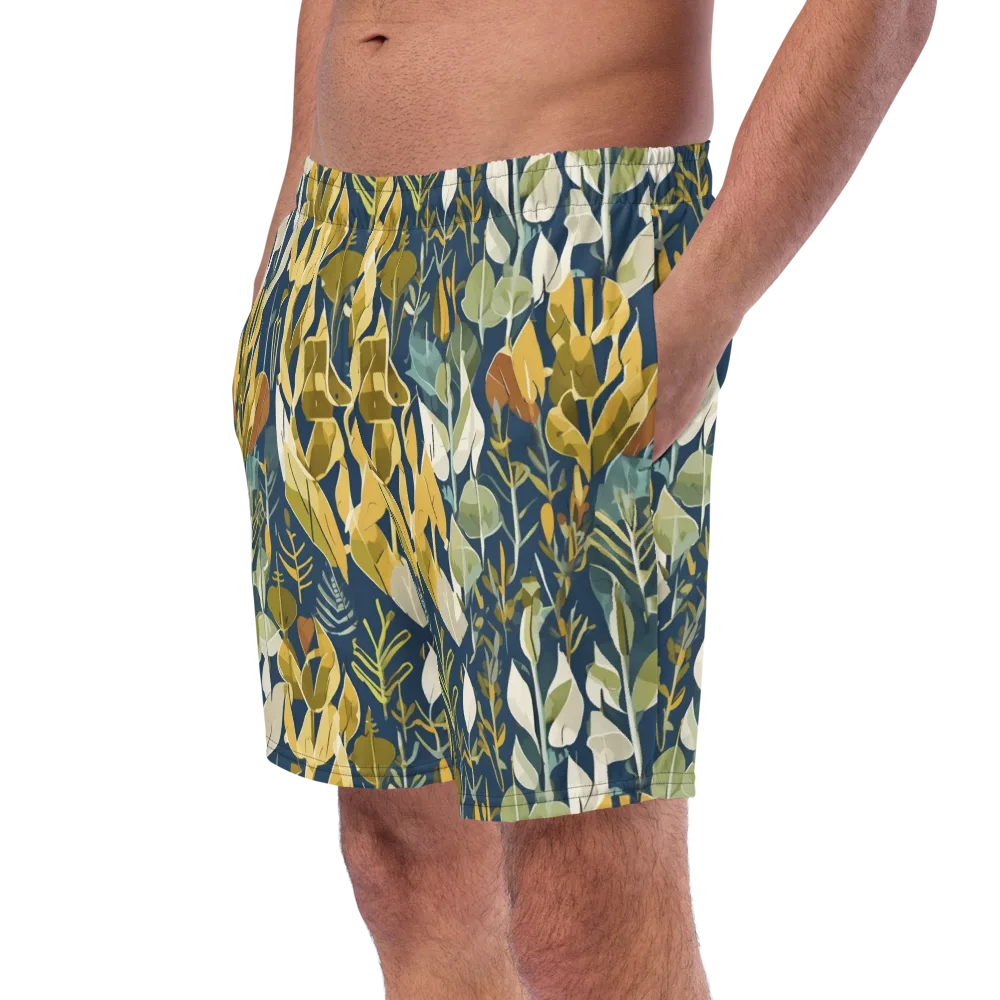 Gilded Understory on Swim Trunks — Left Front
