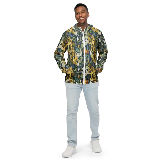 Gilded Understory on a Men's Windbreaker
