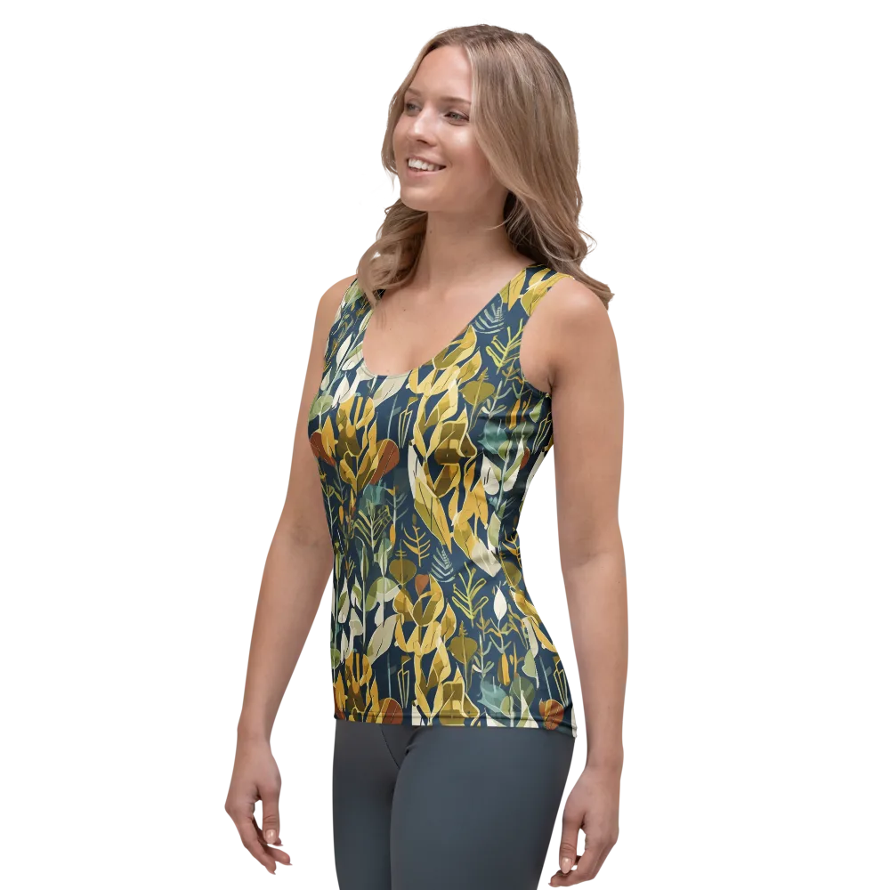 Gilded Understory on Women's Tank Top — Left Front
