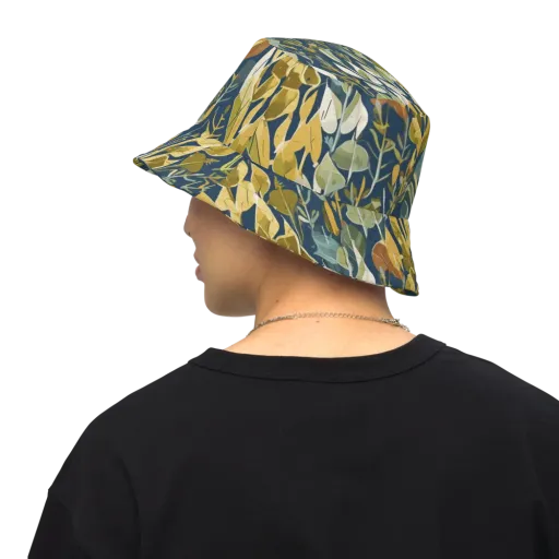 Gilded Understory on a Reversible Bucket Hat