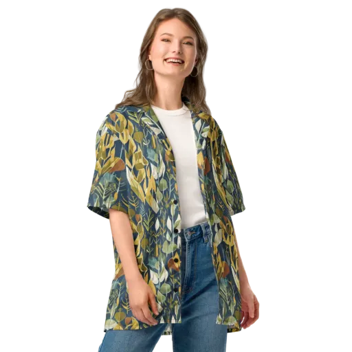 Gilded Understory on a Button Shirt