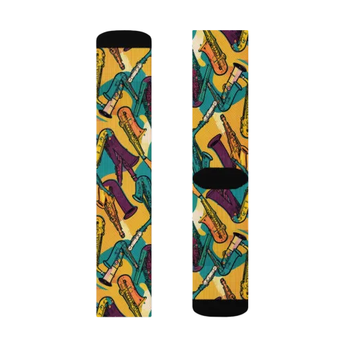 Saxophone Parade on a Socks